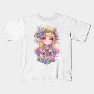 Chibi Elf Princess Kids T-Shirt